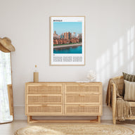Buffalo Travel Color Poster