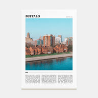 Buffalo Travel Color Poster