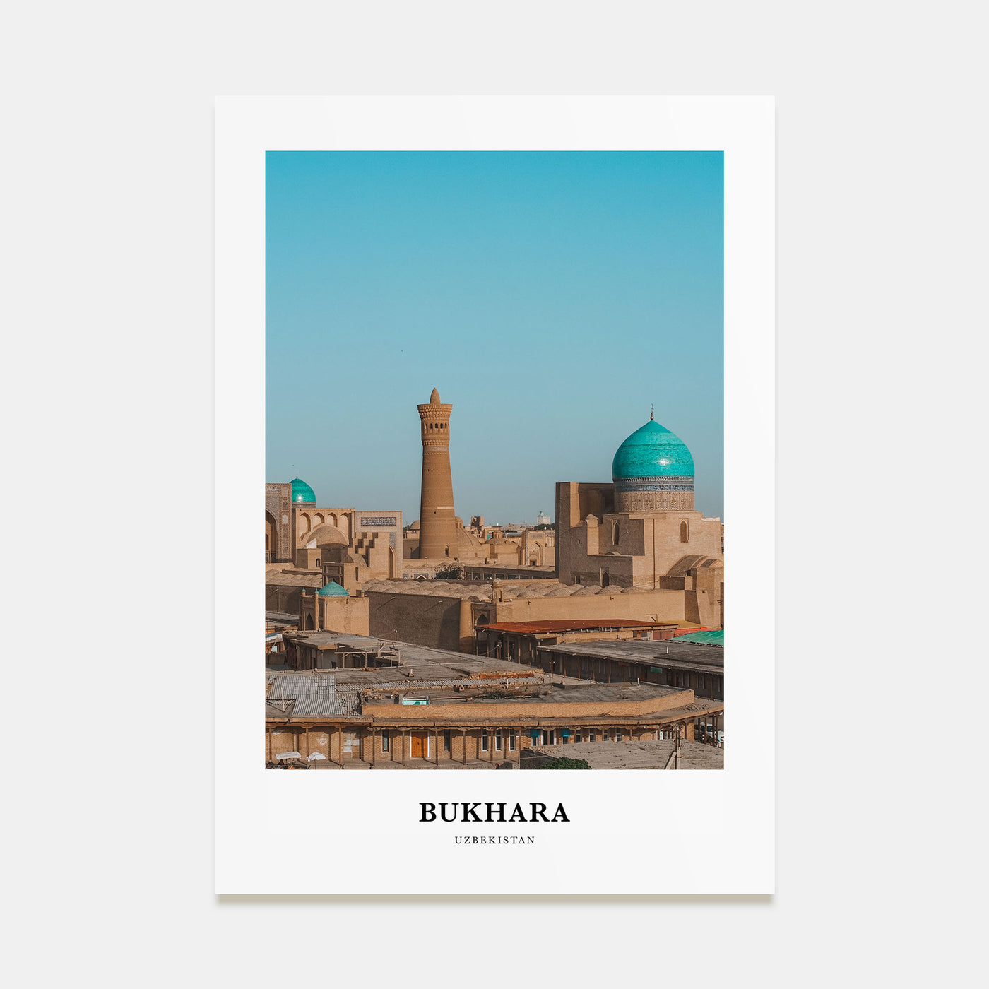 Bukhara Portrait Color Poster