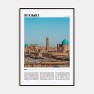 Bukhara Travel Color Poster