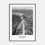 Bulgaria Portrait B&W Poster
