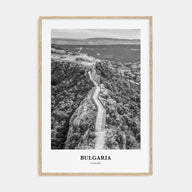 Bulgaria Portrait B&W Poster
