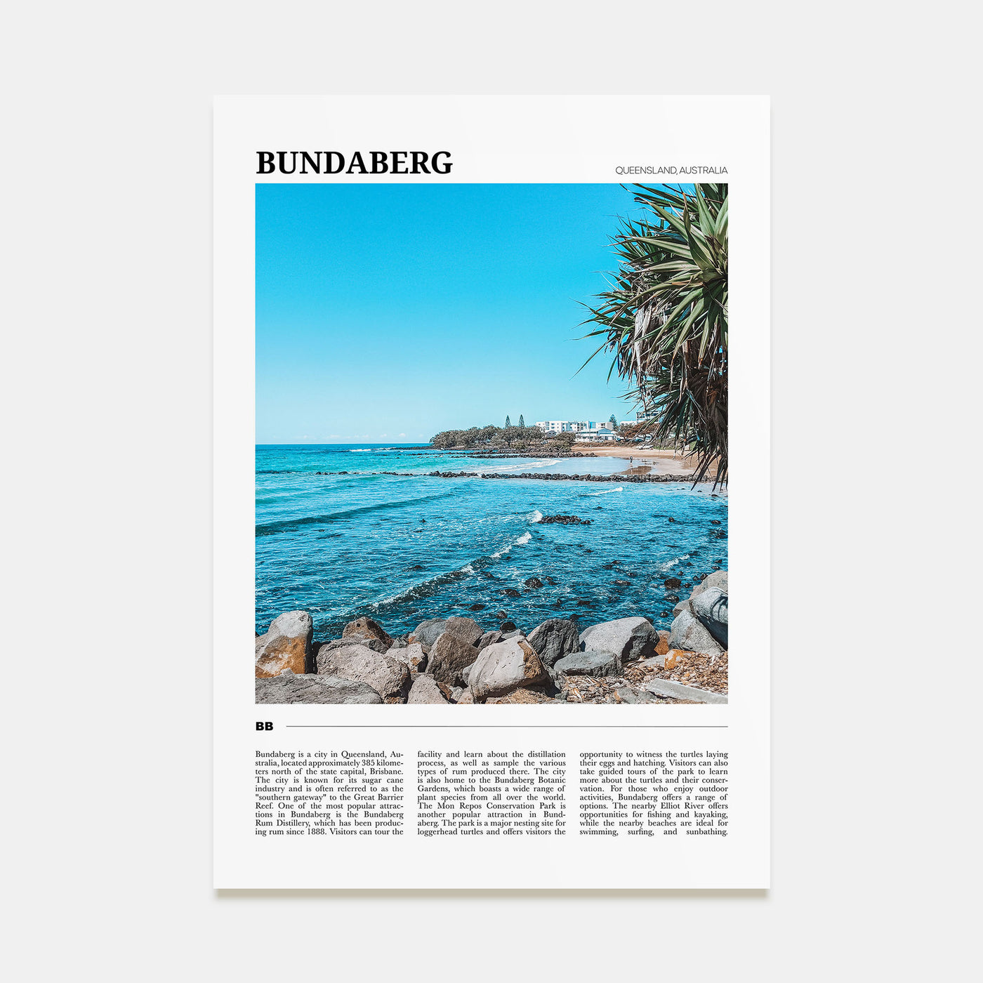Bundaberg Travel Color No 2 Poster