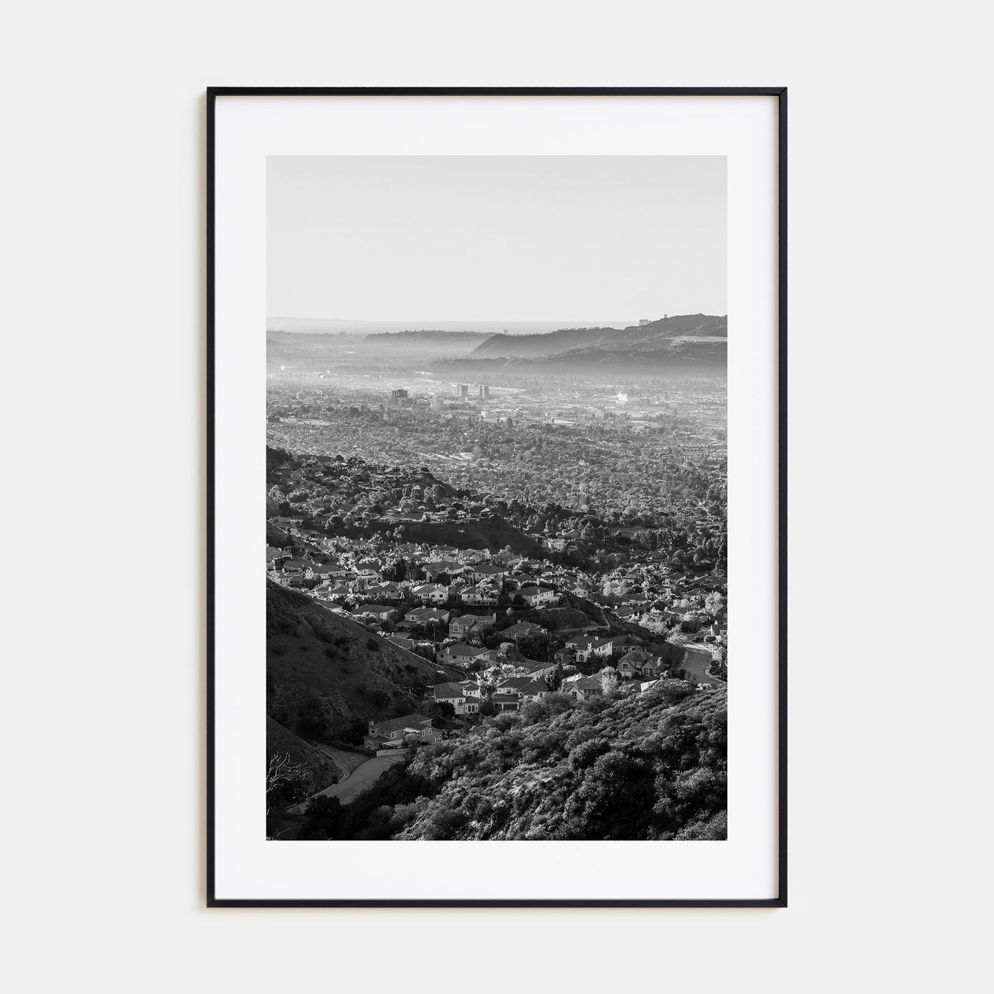 Burbank Photo B&W Poster