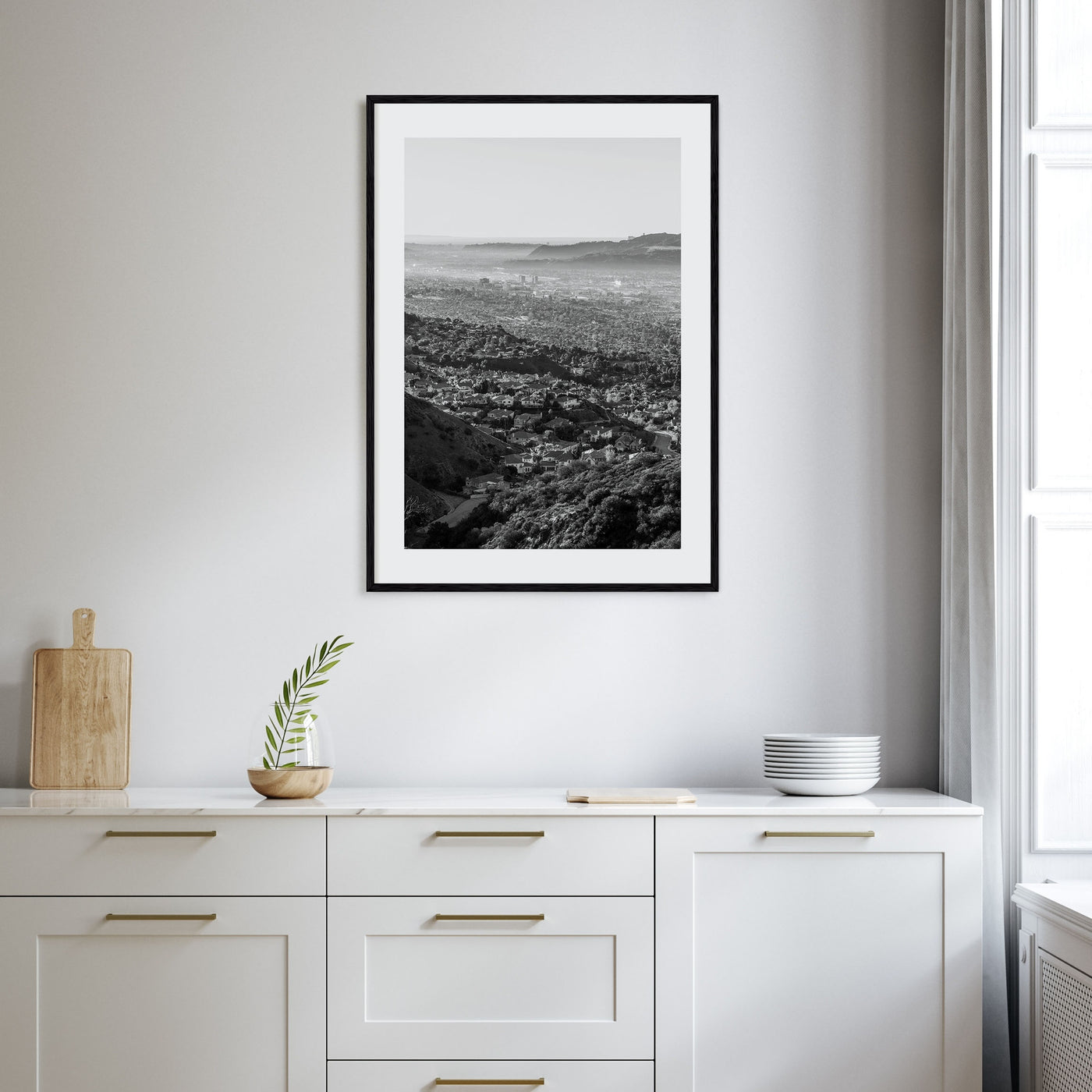 Burbank Photo B&W Poster