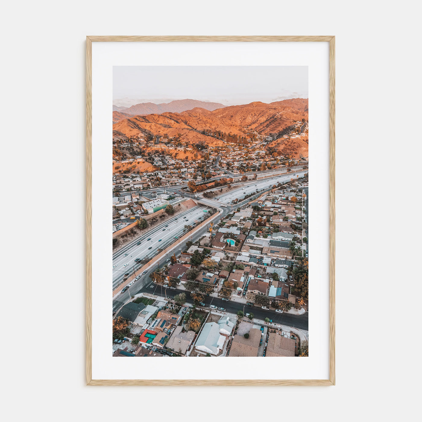 Burbank Photo Color Poster