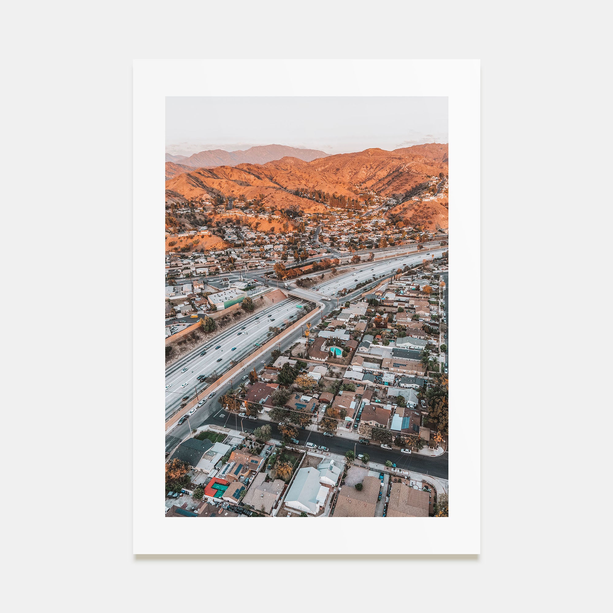 Burbank Photo Color Poster