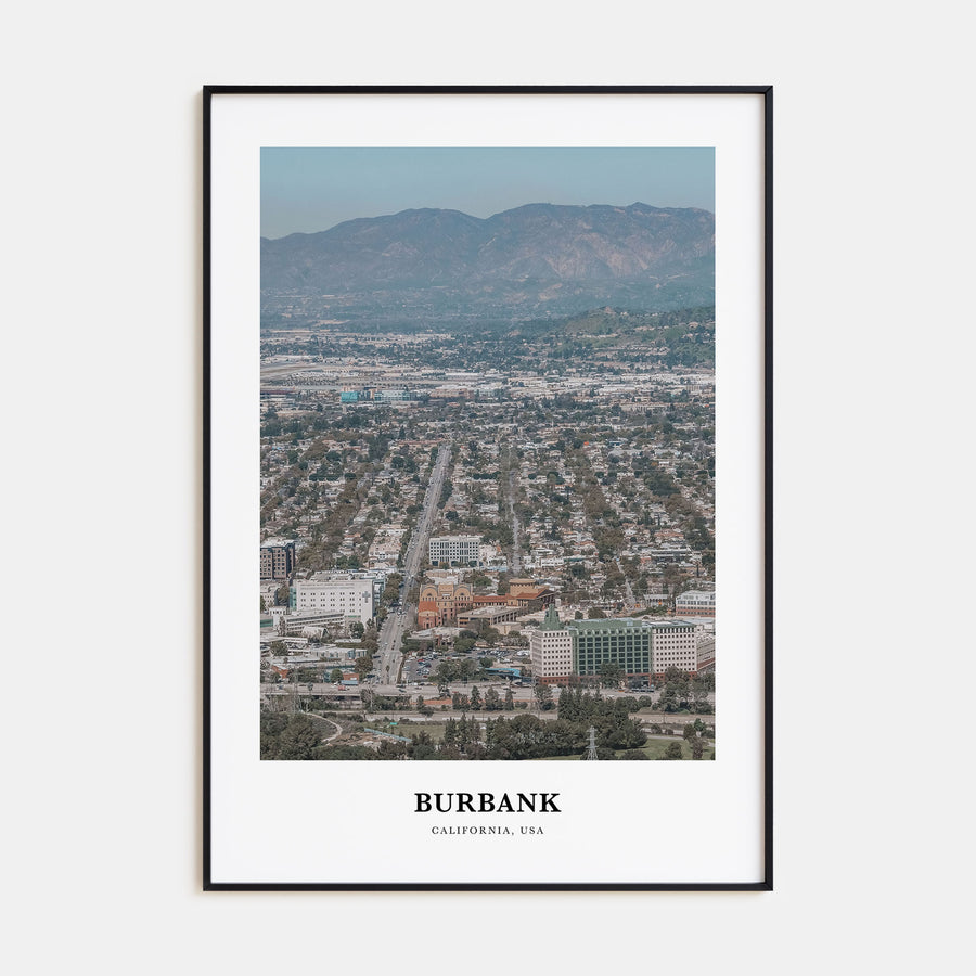 Burbank Portrait Color Poster