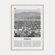 Burbank Travel B&W No 1 Poster