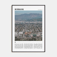 Burbank Travel Color Poster