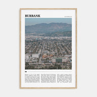 Burbank Travel Color Poster