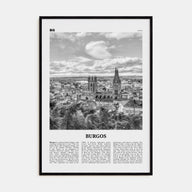 Burgos Travel B&W Poster