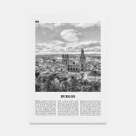Burgos Travel B&W Poster