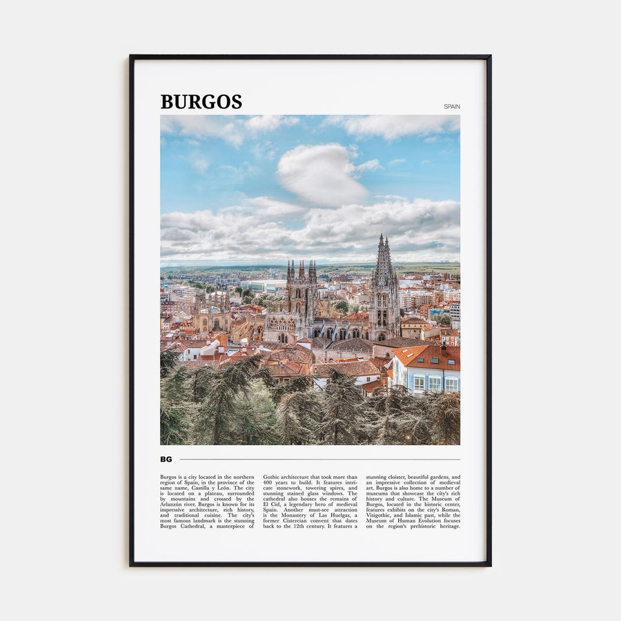 Burgos Travel Color Poster