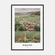 Burgundy Portrait Color Poster