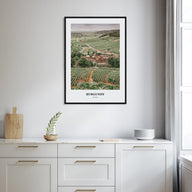 Burgundy Portrait Color Poster