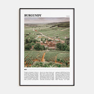 Burgundy Travel Color Poster