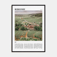 Burgundy Travel Color Poster