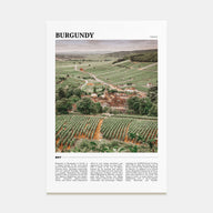 Burgundy Travel Color Poster