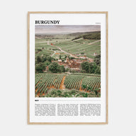 Burgundy Travel Color Poster