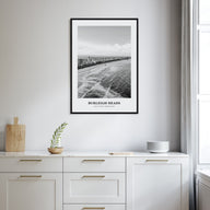 Burleigh Heads Portrait B&W Poster