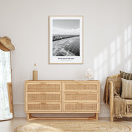 Burleigh Heads Portrait B&W Poster