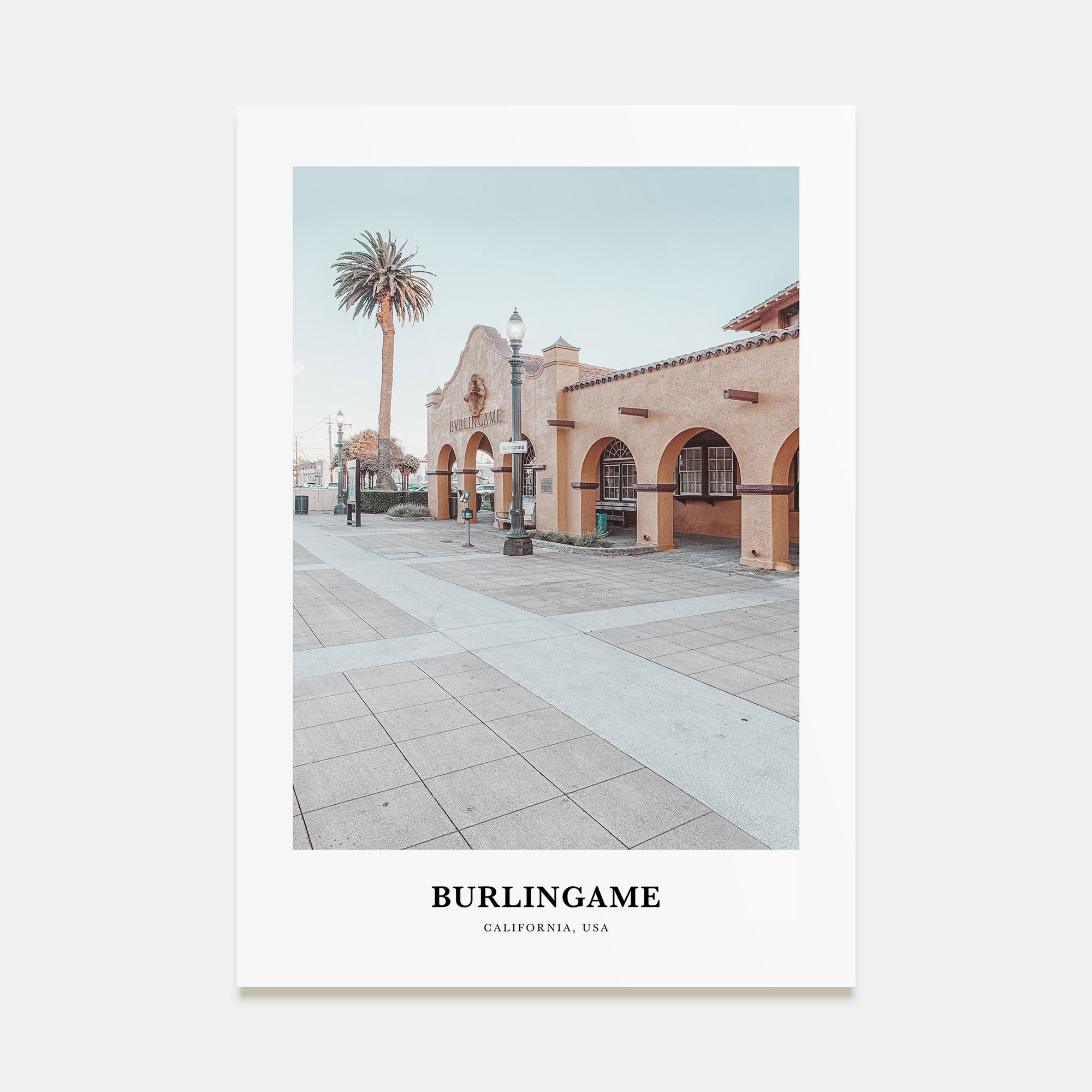 Burlingame Portrait Color Poster