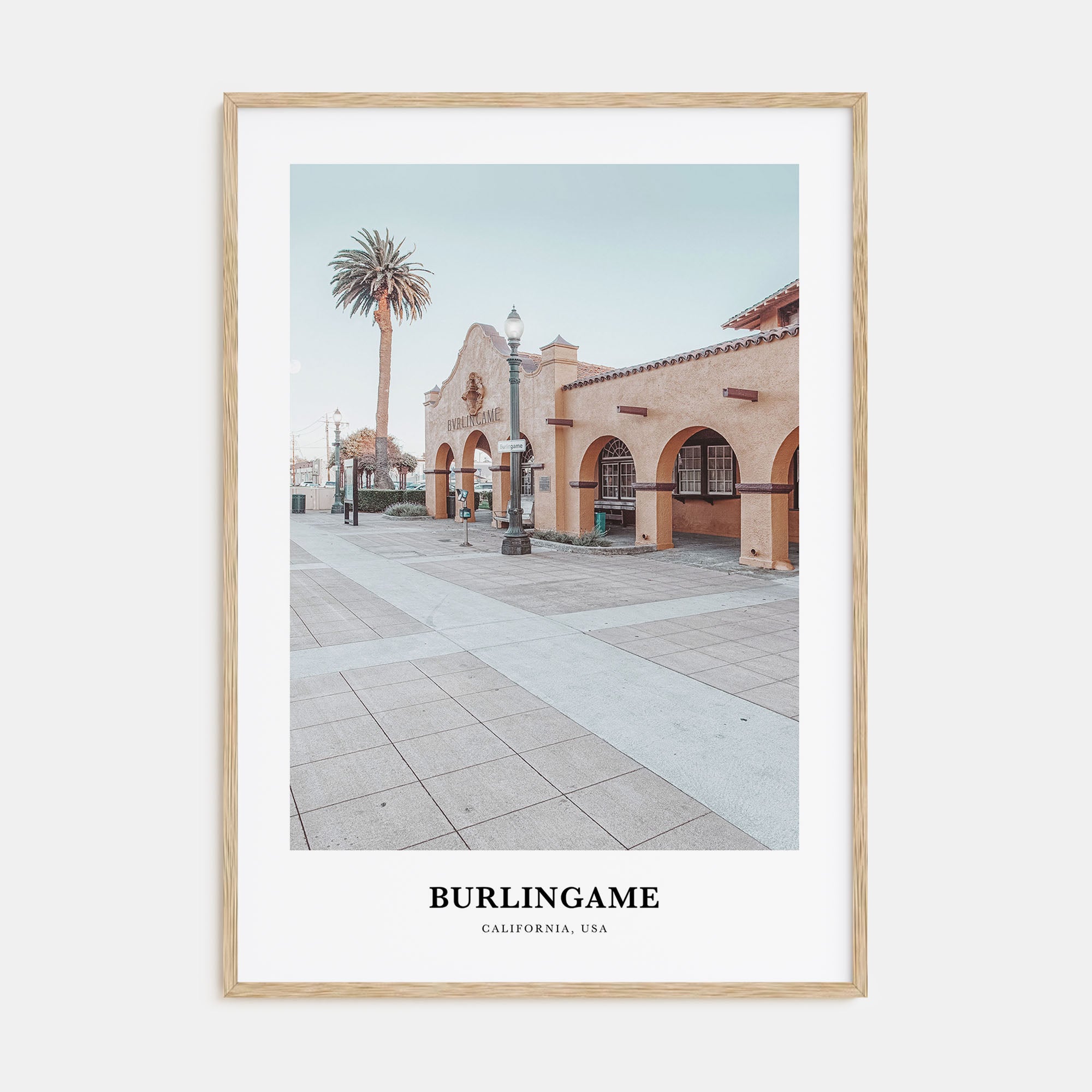 Burlingame Portrait Color Poster