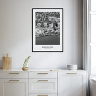 Burlington, Canada Portrait B&W Poster