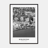 Burlington, Canada Portrait B&W Poster