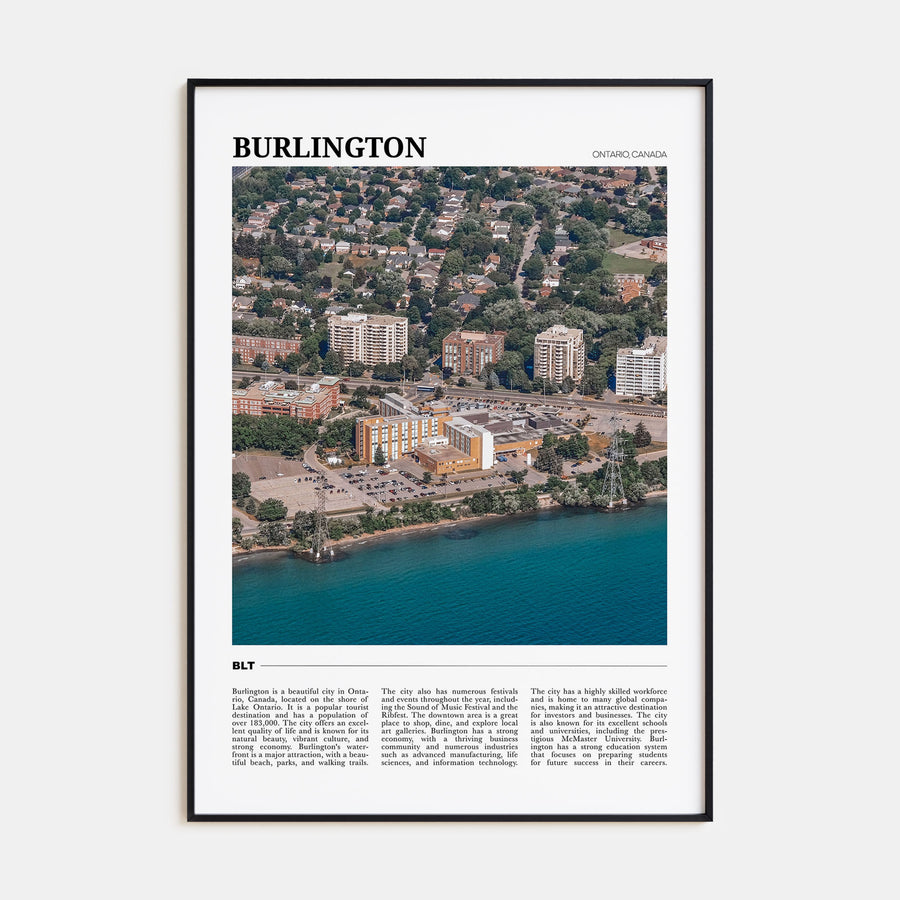 Burlington, Canada Travel Color Poster