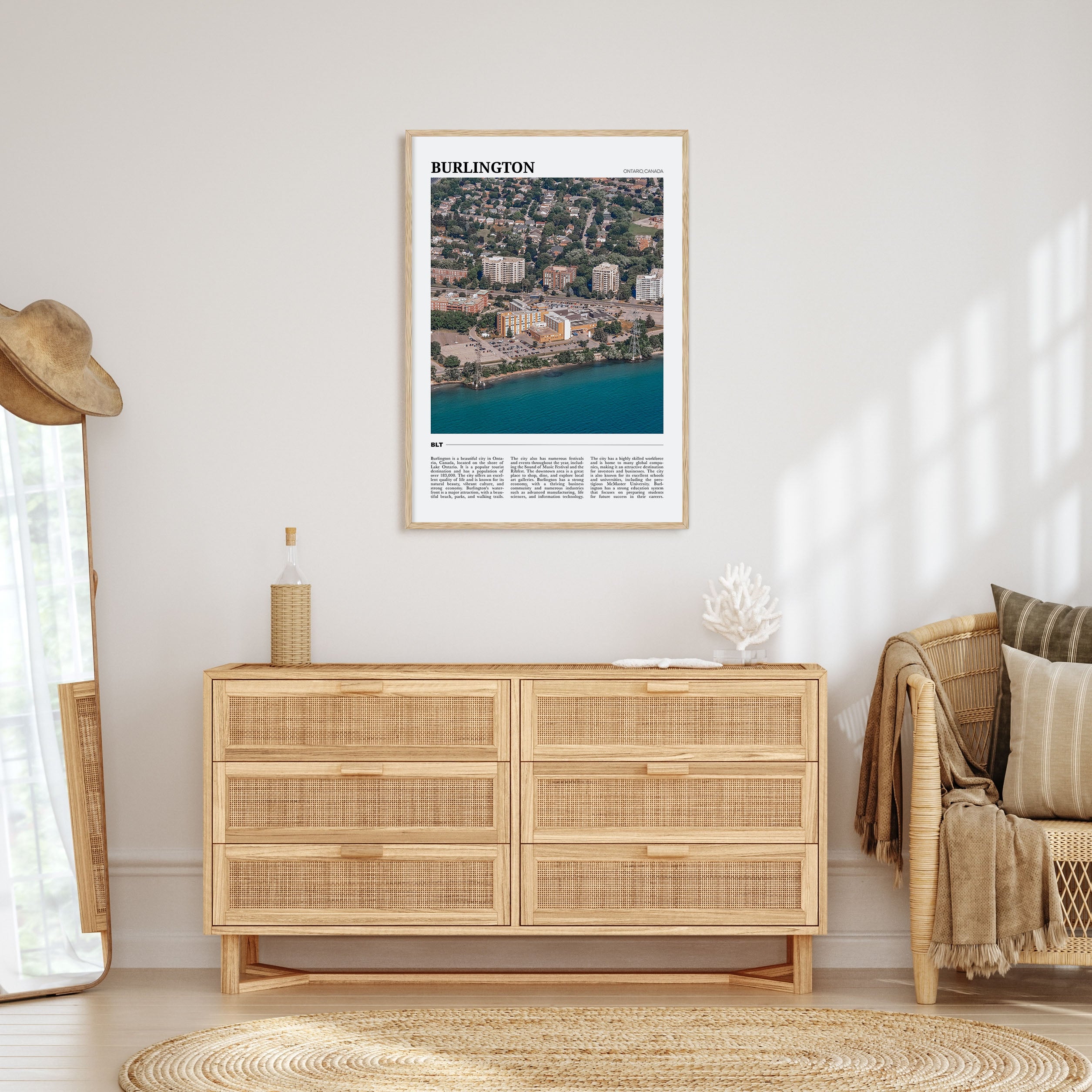Burlington, Canada Travel Color Poster
