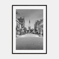Burlington, Vermont Photo B&W Poster
