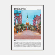 Burlington, Vermont Travel Color Poster