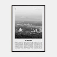 Burnaby Travel B&W Poster