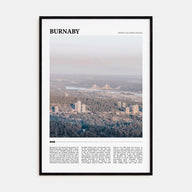Burnaby Travel Color Poster