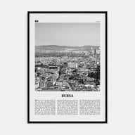 Bursa Travel B&W Poster