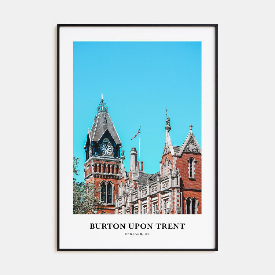 Burton upon Trent Portrait Color Poster