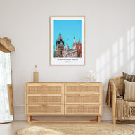 Burton upon Trent Portrait Color Poster