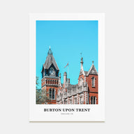 Burton upon Trent Portrait Color Poster