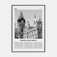 Burton upon Trent Travel B&W Poster