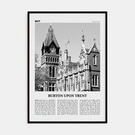 Burton upon Trent Travel B&W Poster