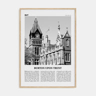 Burton upon Trent Travel B&W Poster