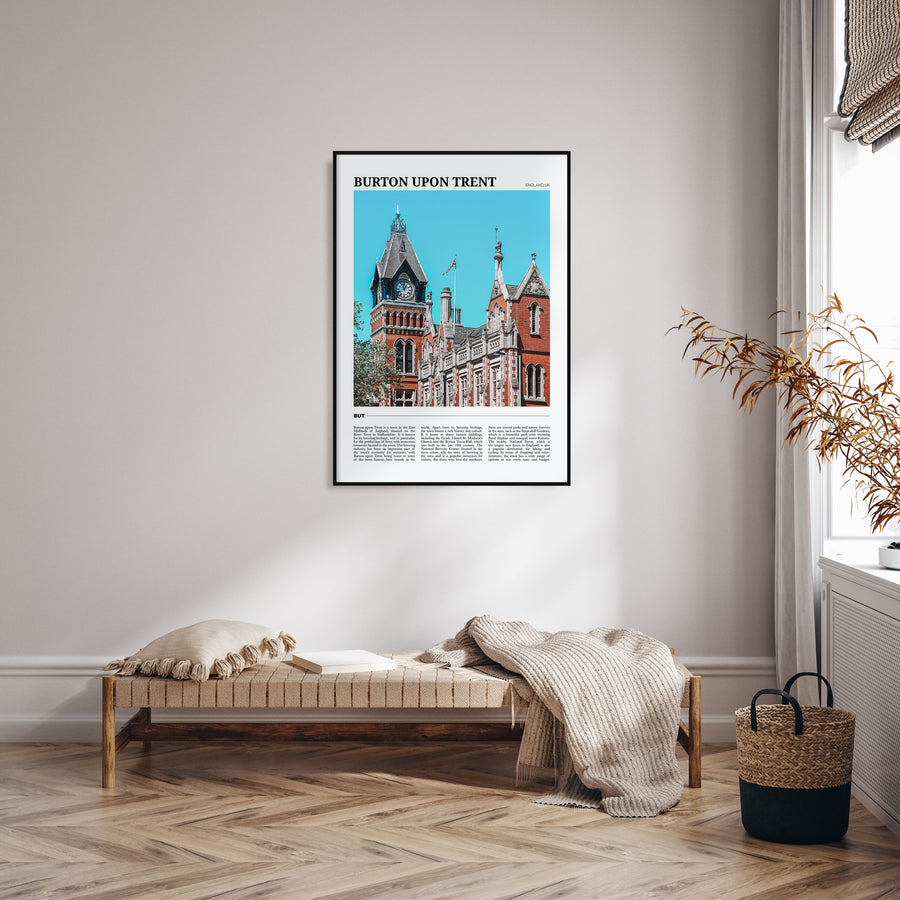 Burton upon Trent Travel Color Poster
