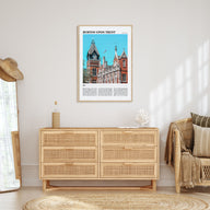 Burton upon Trent Travel Color Poster