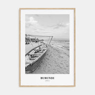 Burundi Portrait B&W Poster