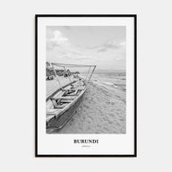 Burundi Portrait B&W Poster