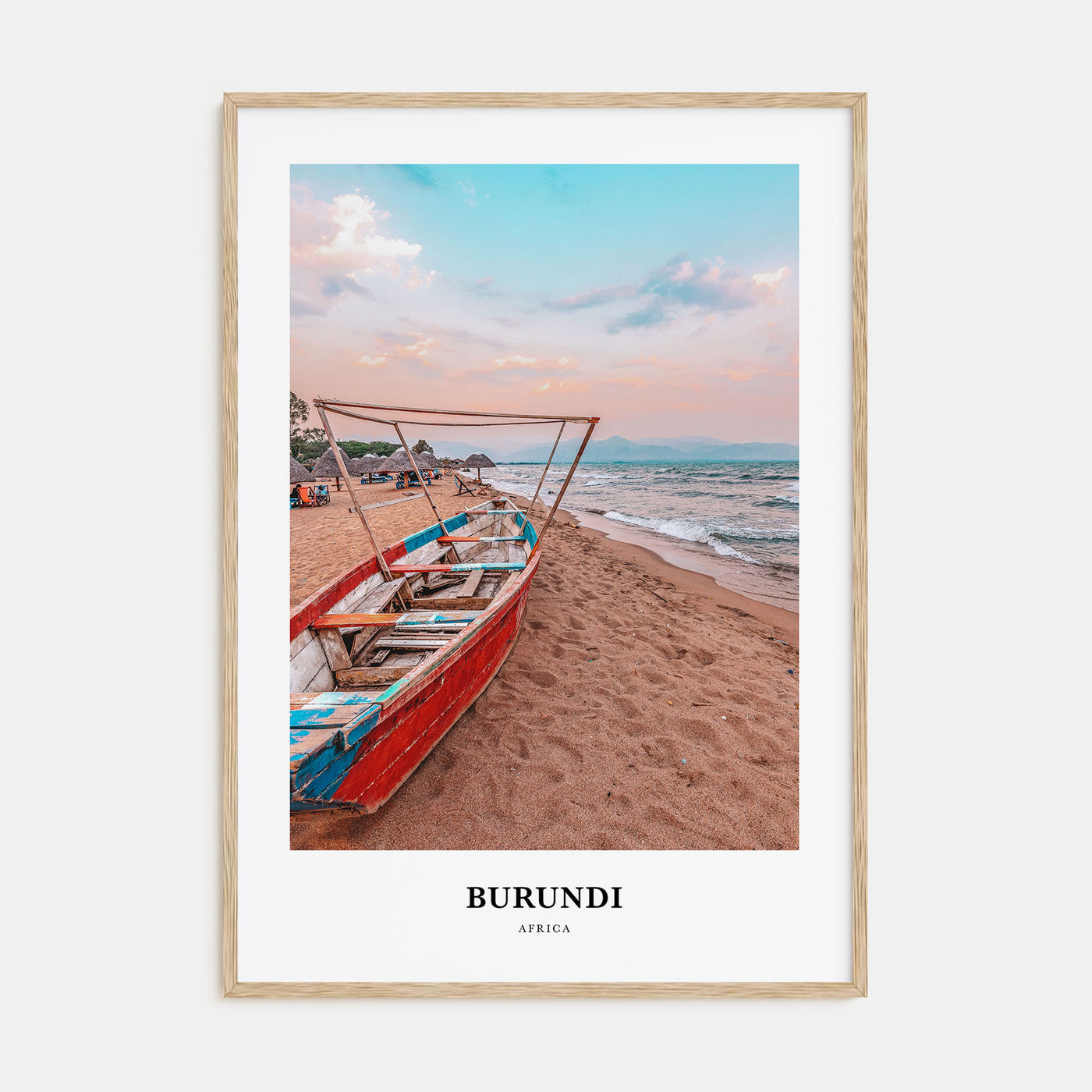 Burundi Portrait Color Poster