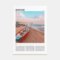 Burundi Travel Color Poster