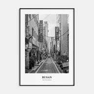 Busan Portrait B&W No 1 Poster